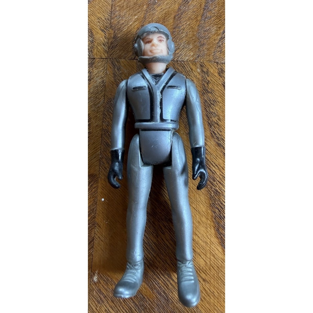 Laser Force Silver Pilot Action Figure Manufactured By Gay Toys Inc. 1983 3.5"